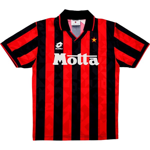 Thailandia Maglia AC Milan 1ª Retro 1993 1994 Nero Rosso